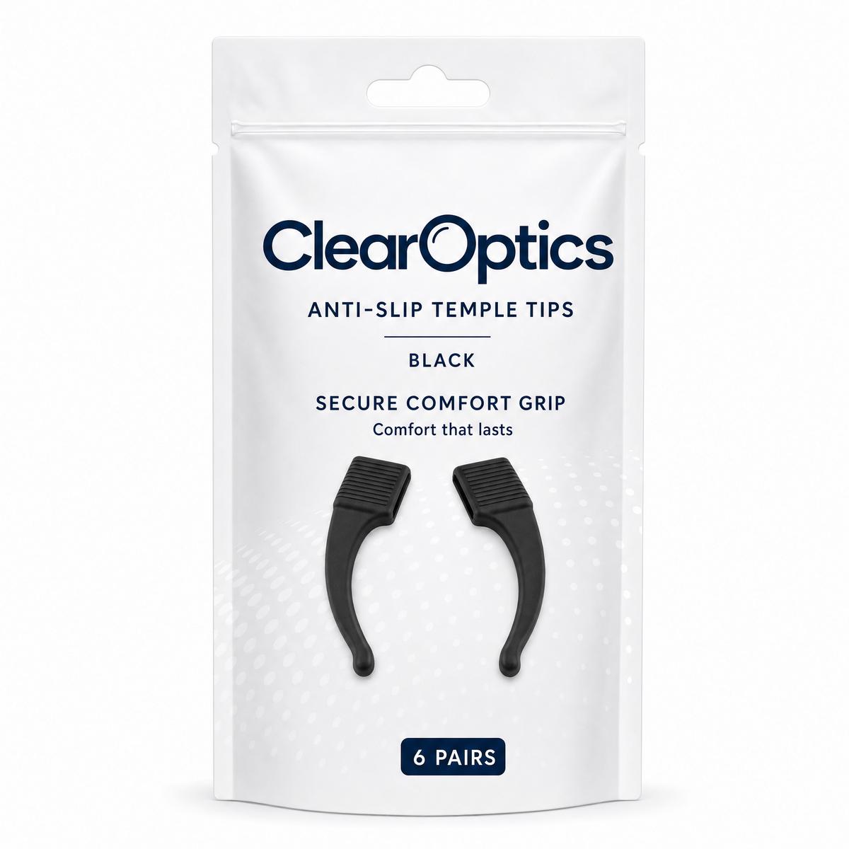 ClearOptics™ Anti-slip temple tips