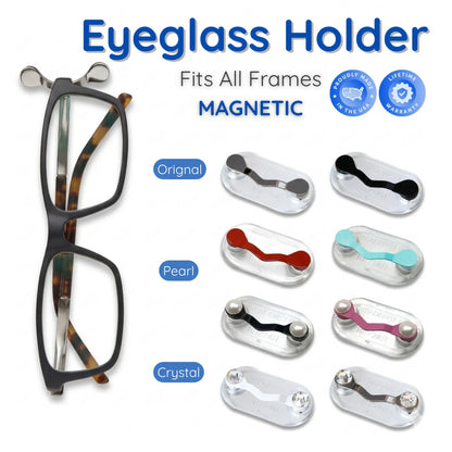 ClearOptics™  Magnetic Glasses Holder (2 Pack)