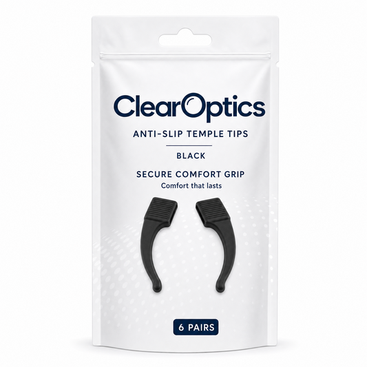 ClearOptics™ Anti-slip temple tips