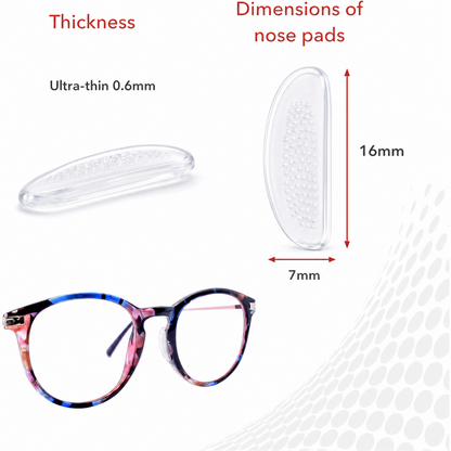 ClearOptics™ Eyeglass Nose Pads