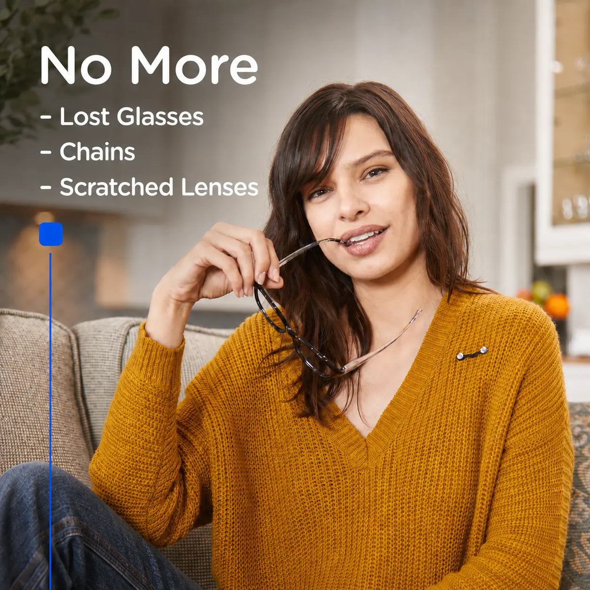 ClearOptics™  Magnetic Glasses Holder (2 Pack)